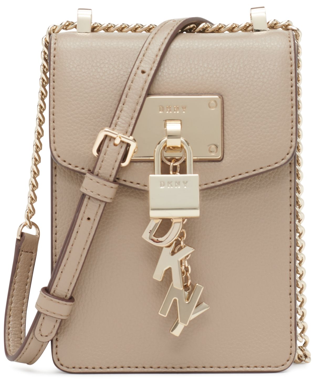 Dkny Elissa North South Leather Crossbody | Macys (US)