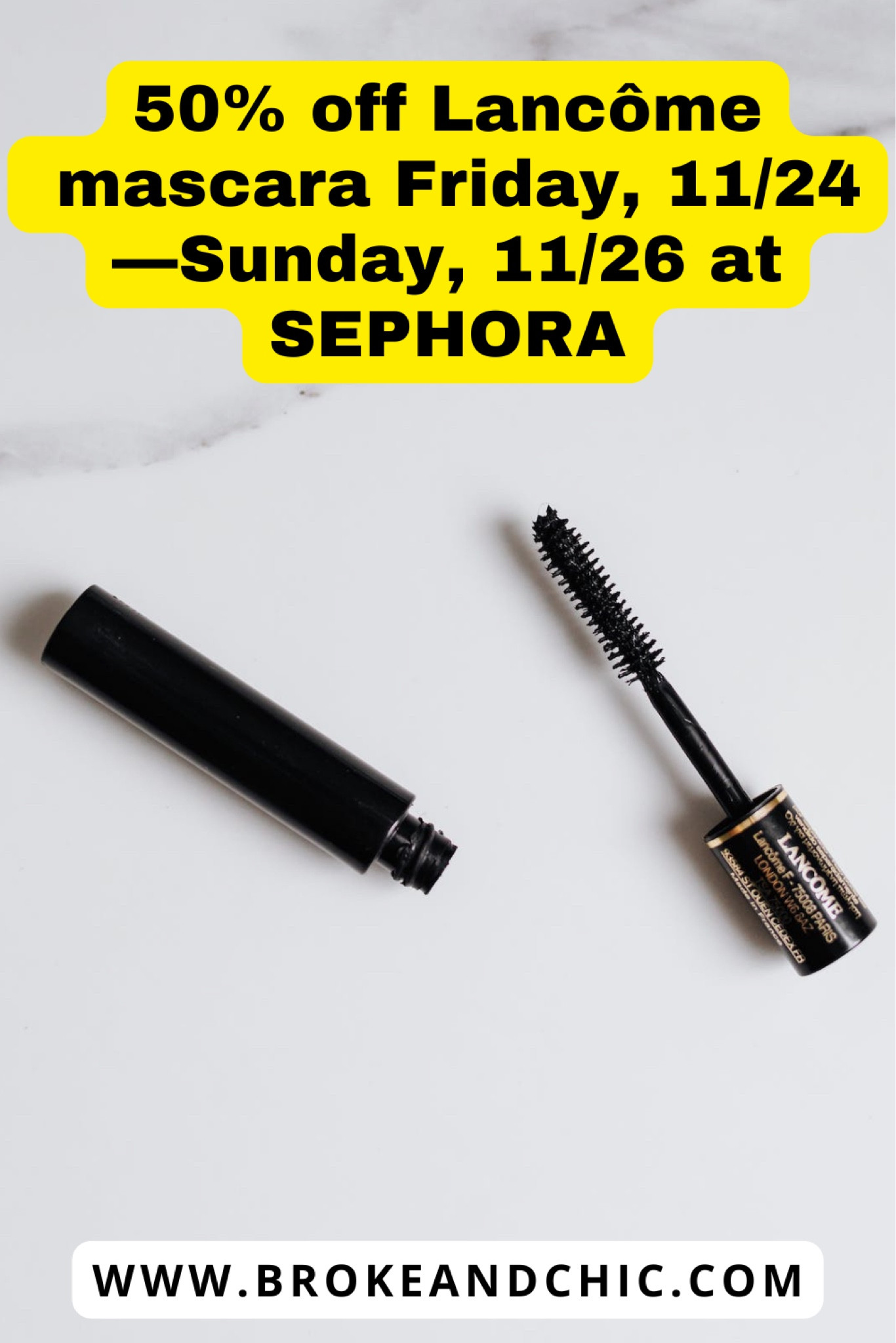 Get 50% off Lancôme mascaras at Sephora! Friday, 11/24-Sunday, 11/26

#LTKGiftGuide #LTKbeauty #LTKCyberWeek