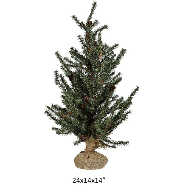Burlap Wrapped Fir Seedling Tree 24 Inch | Antique Farm House