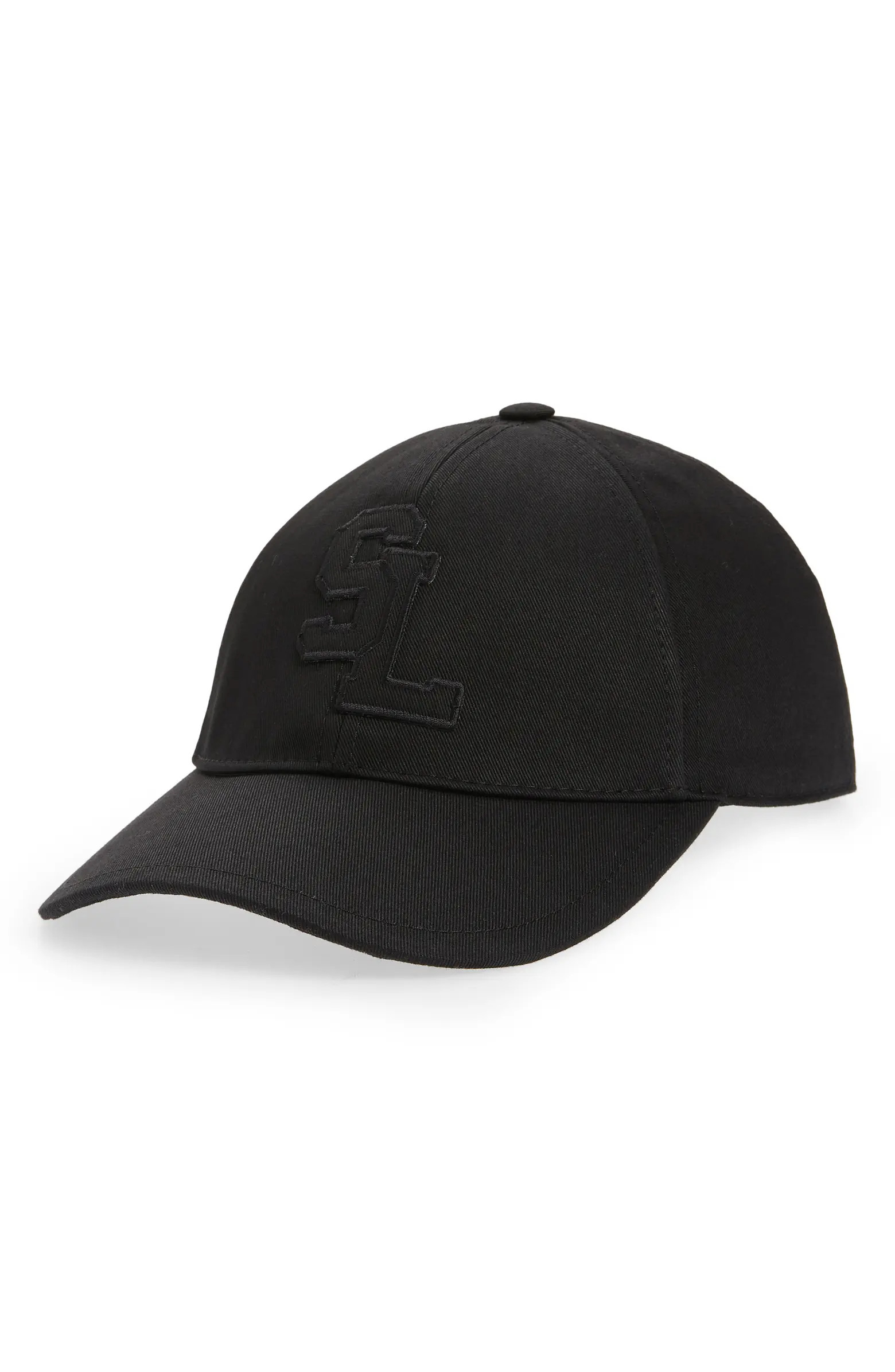 SAINT LAURENT Monogram Baseball Cap | Nordstrom | Nordstrom
