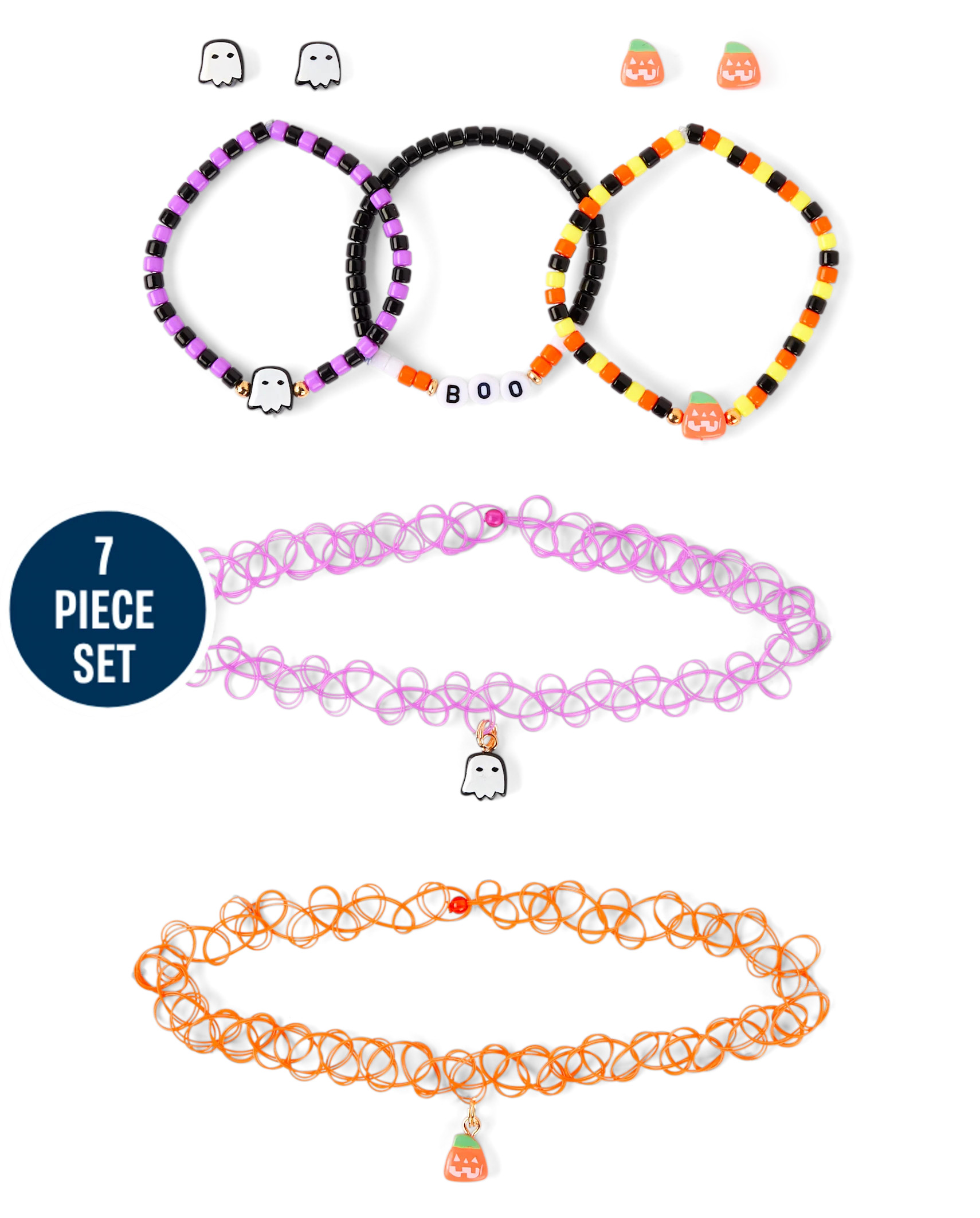 Girls Halloween 7-Piece Jewelry Set - multi clr | The Children's Place