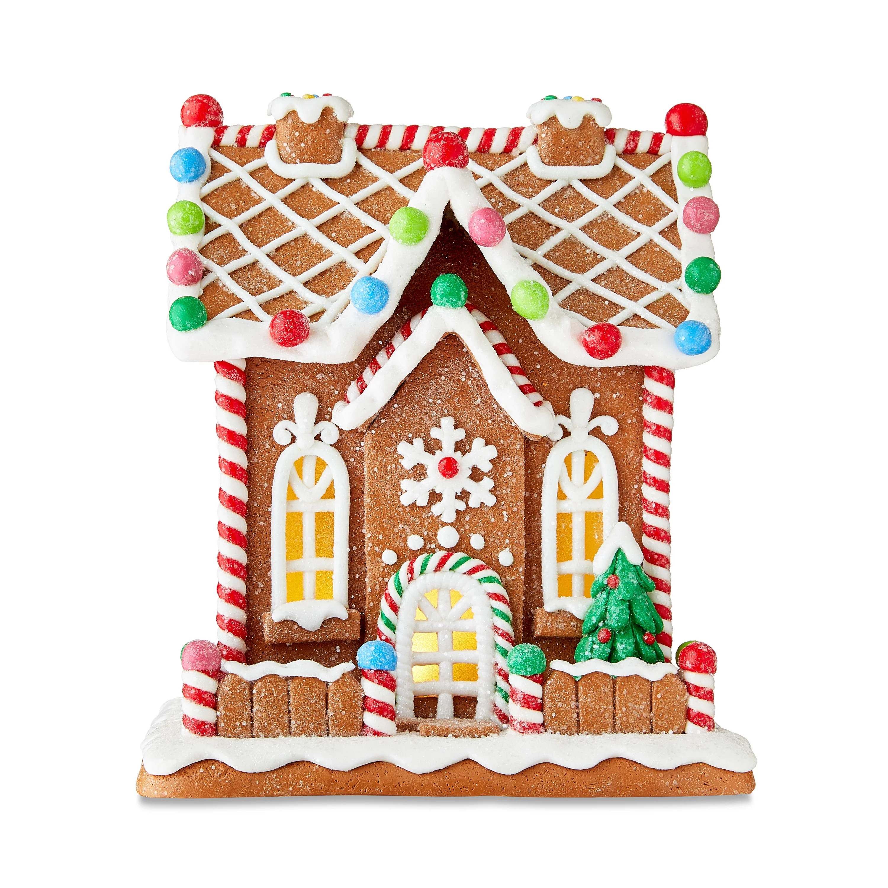 Christmas Village LED Gingerbread House, by Holiday Time | Walmart (US)