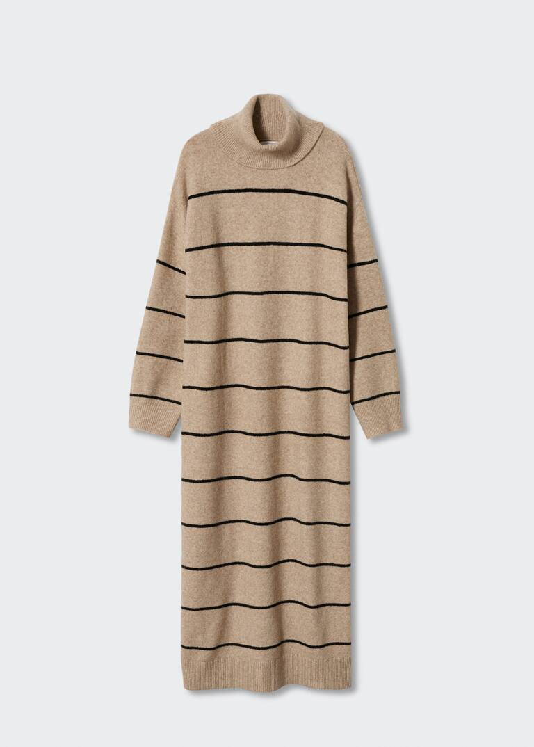 Robe maille col roulé -  Femme | Mango France | MANGO (FR)