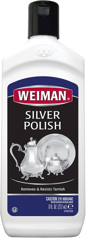 Weiman Silver Polish and Cleaner - 8 Ounce - Clean Shine and Polish Safe Protective Prevent Tarni... | Amazon (US)