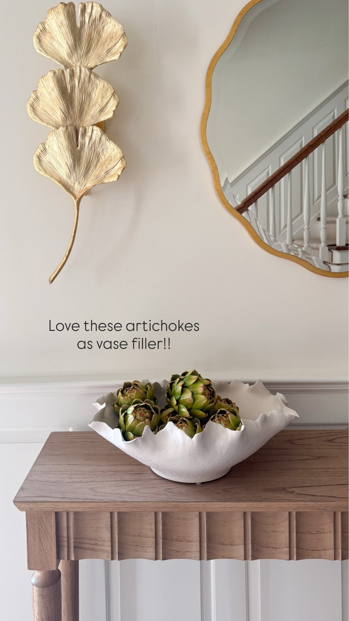 Love using these artichokes as unexpected vase filler! Looks SO realistic and the pop of green always looks so pretty…

#LTKdayinmylife #LTKHome #LTKSeasonal