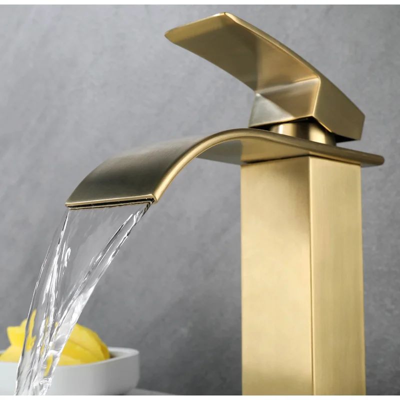 B1-AM-2201-1PSG Single Hole Bathroom Faucet with Drain Assembly | Wayfair North America