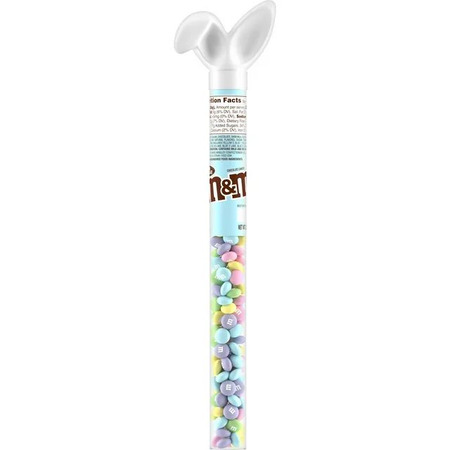 M&M's Milk Chocolate Pastel Blend Easter Candy Bunny Cane - 3 Oz | Walmart (US)
