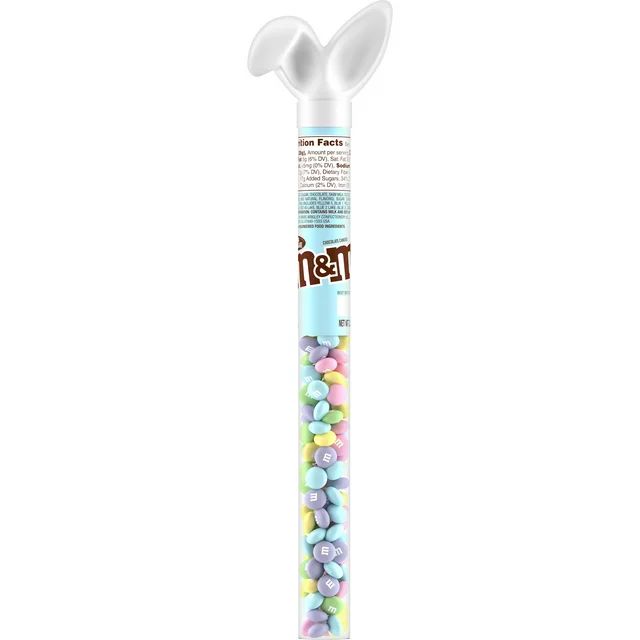 M&M's Milk Chocolate Pastel Blend Easter Candy Bunny Cane - 3 Oz - Walmart.com | Walmart (US)
