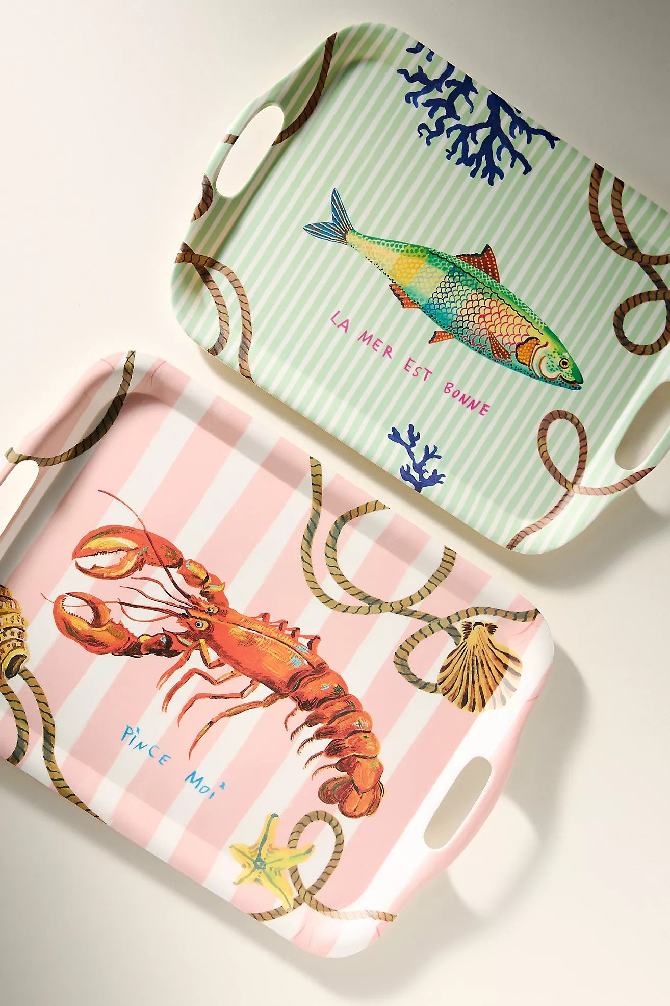 Nathalie Lete By The Sea Melamine Tray | Anthropologie (US)