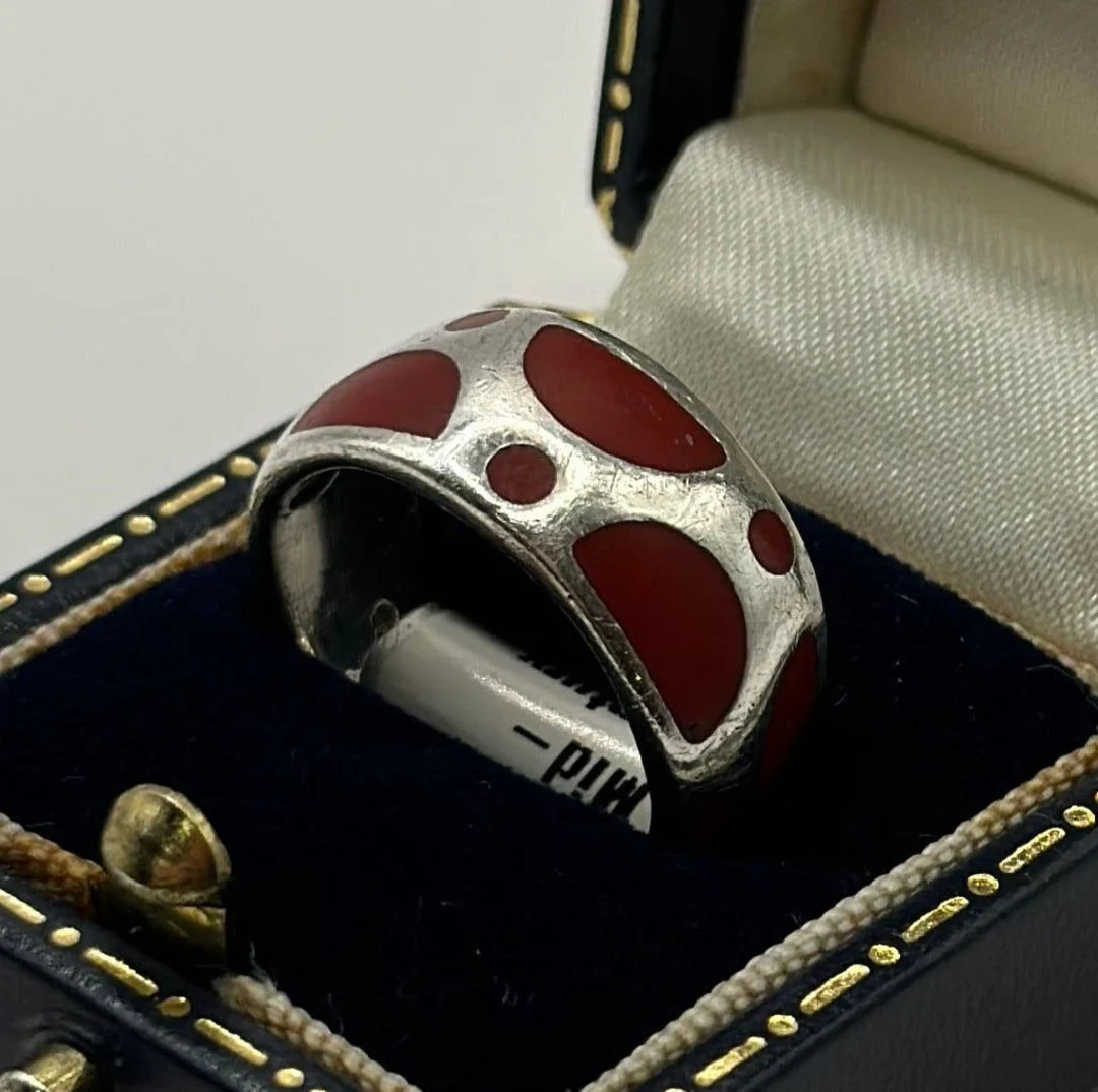 Vintage 925 Mid Century 925 Silver Ring size L | Etsy (US)