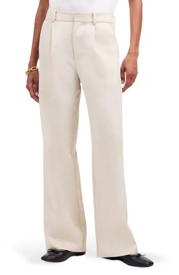 Madewell Slouchy Straight Leg Twill Pants in Muted Stone at Nordstrom Rack, Size 16 | Nordstrom Rack