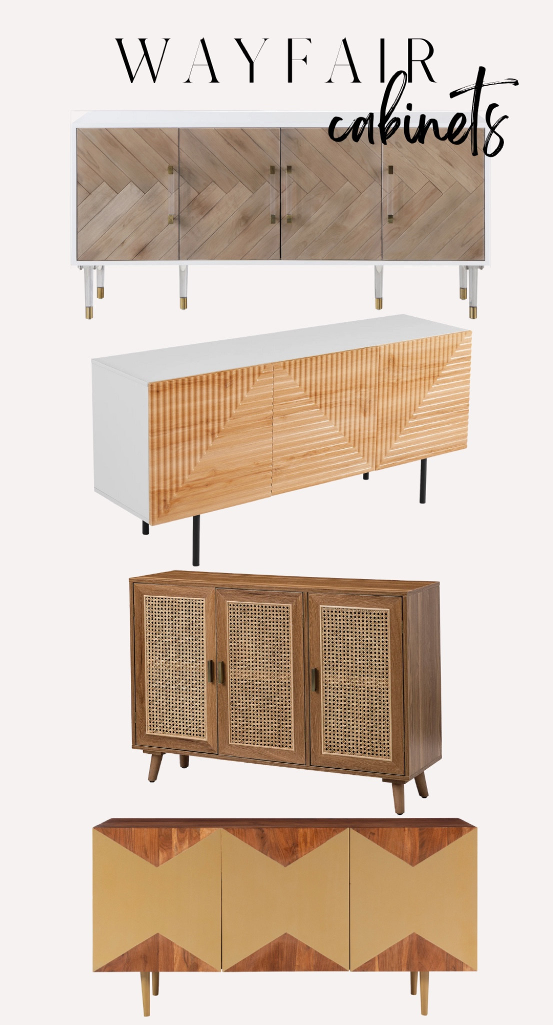 Gorgeous modern cabinets and TV consoles from Wayfair

#LTKSale #LTKhome #LTKsalealert