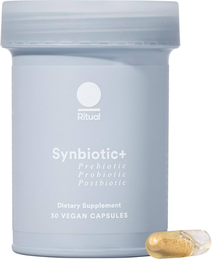 Ritual Synbiotic+ Prebiotic, Probiotic, Postbiotic, 3-in-1 Formula for Gut and Digestive Health, ... | Amazon (US)