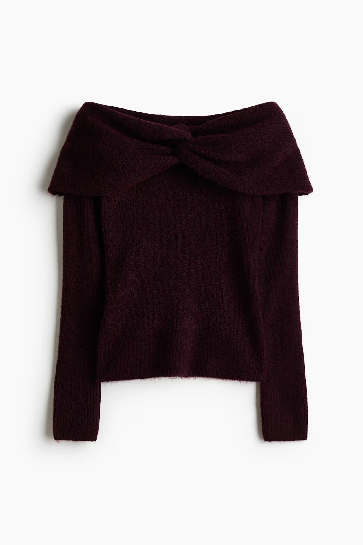 Off-the-shoulder jumper | H&M (UK, MY, IN, SG, PH, TW, HK)
