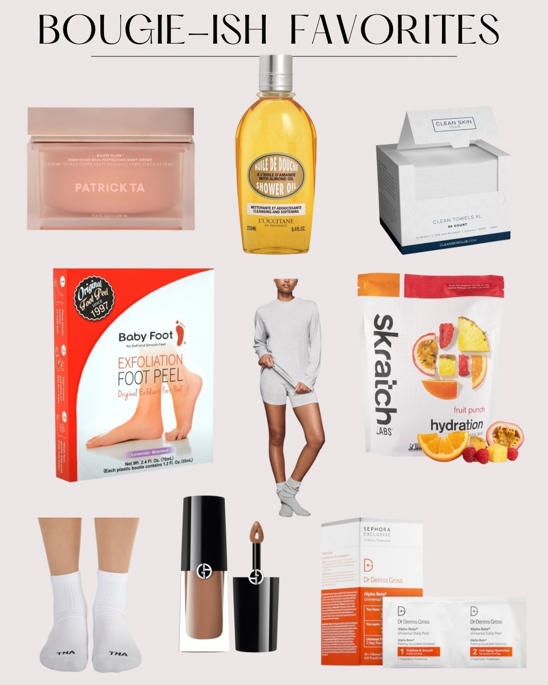 1️⃣This @patricktabeauty lotion smells AMAZING. I always get compliments every time I wear it. It’s a little pricey, so I only put it on my exposed skin right before I go out

2️⃣These @armanibeauty eye tints are super easy to use. Very blendable. Perfect for “no makeup” makeup days.

3️⃣ The @loccitane shower oil just feels like heaven on your skin. I use it year-round, but at minimum use it just during the winter months. Works amazing as a shave oil. 

4️⃣ I use this once a month.

5️⃣ These specific @skims pjs. They are the boyfriend boxers, and the boyfriend T-shirt or long sleeve shirt.
They are incredibly soft and keep me cool (I’m an incredibly hot sleeper) I have basically every color. 

6️⃣I will never go back to regular towels again. I swear it’s helping so much with my skin texture @cleanskinclub 

7️⃣ @skratchlabs is the goat for electrolytes. I have one after every single run and when I’m hungover 🫣

8️⃣ I’m a sock snob. (I was a kid that had to wear her socks inside out because the same bothered me.😅 these @aritzia socks are by far my favorite. You can get them in three different heights and comes in lots of colors. 

9️⃣ @drdennisgross drdennisgross peels help even complexion and improve texture. I use them 3x/week

#LTKmorningroutine #LTKBeauty #LTKselfcare