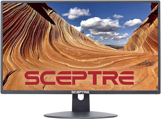 Sceptre 24" Professional Thin 75Hz 1080p LED Monitor 2x HDMI VGA Build-in Speakers, Machine Black... | Amazon (US)