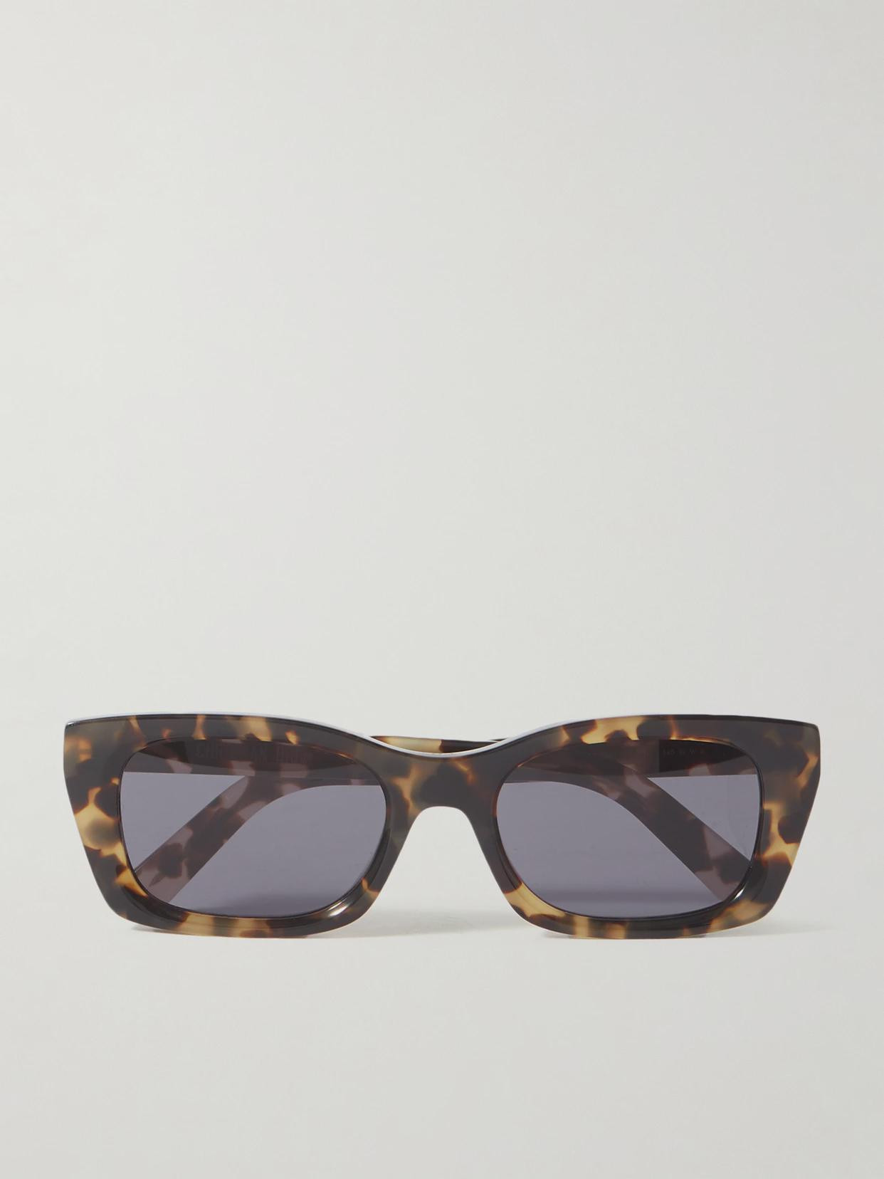 DIOR Eyewear - Diormidnight S3i Square-frame Tortoiseshell Acetate Sunglasses - Black | NET-A-PORTER (US)