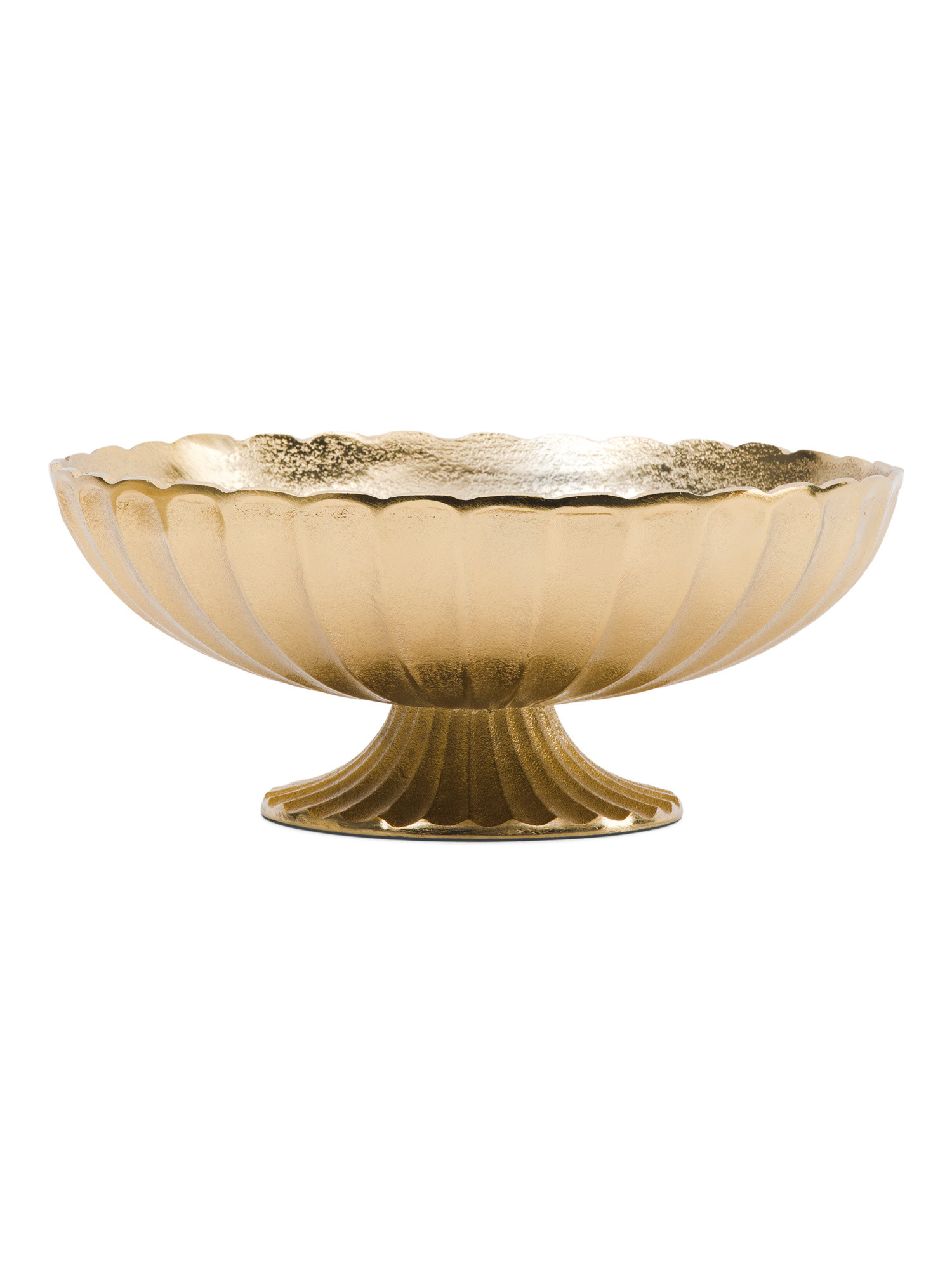 Gold Tone Metal Scalloped Bowl | Global Home | Marshalls | Marshalls