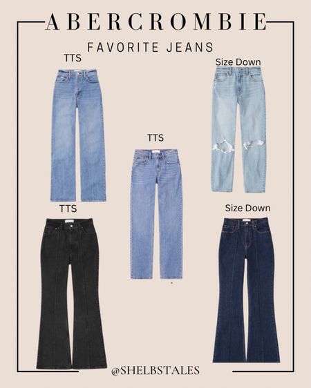 Abercrombie Jean favs + sizing details. My true size is a 29R and I’m 155lbs and 5’6. I wear regular, not curve love. All 20% off using code “AFSHELBY"

#LTKfit #LTKunder100 #LTKsalealert