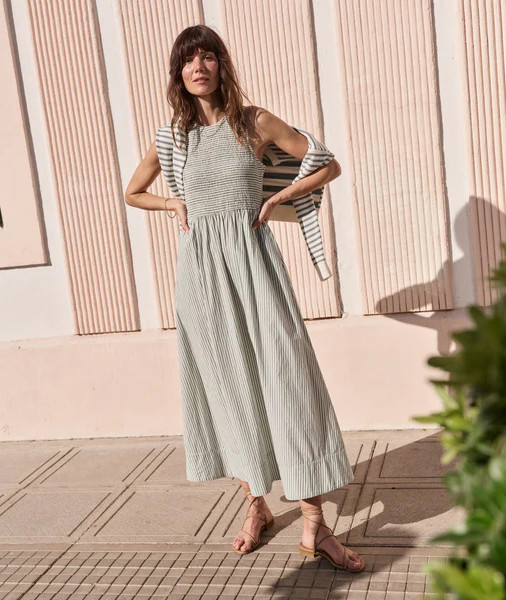 Darcy Poplin Smocked Dress | Marine Layer