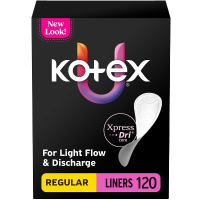 Kotex Regular Liners - 120ct | Target