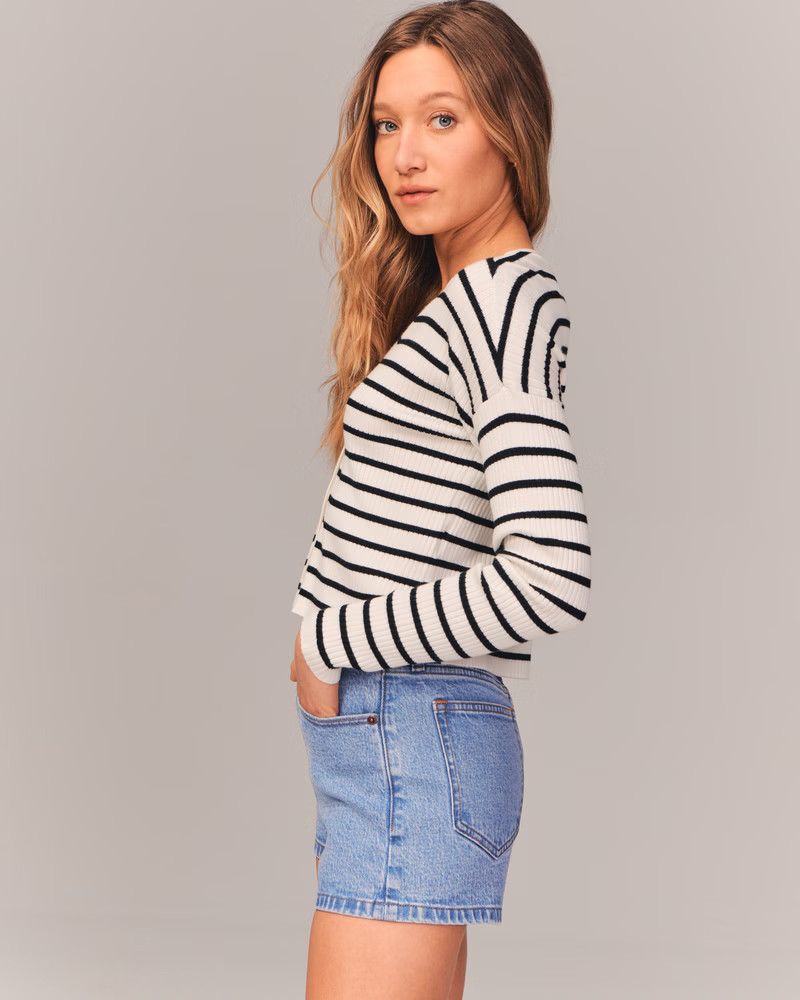 High Rise Mom Short | Abercrombie & Fitch (US)