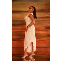 Ivory Floral Lace Boat Neck Maxi Dress | PrettyLittleThing UK