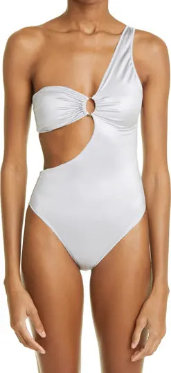 Glow Asymmetric Cutout One-Shoulder One-Piece Swimsuit | Nordstrom
