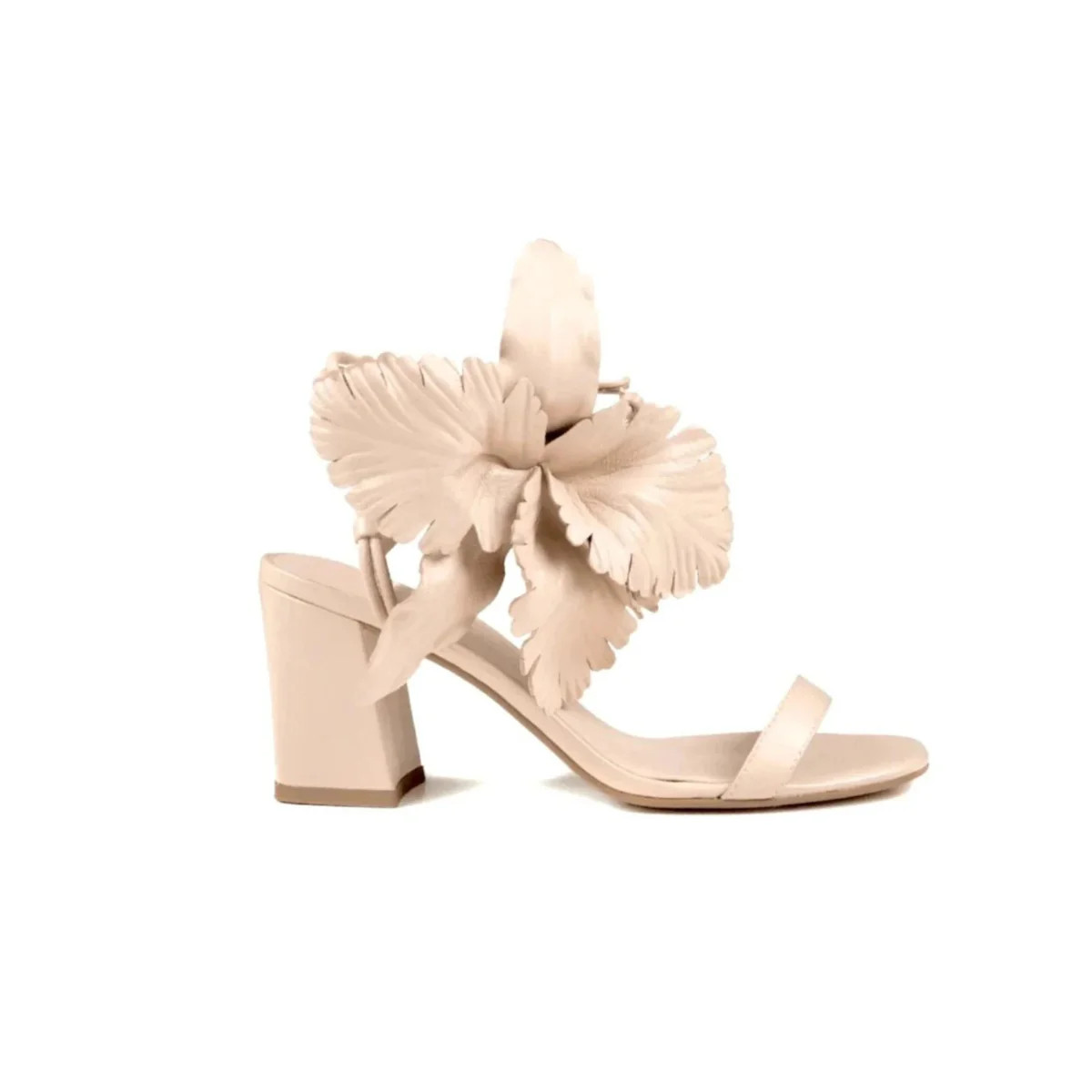 Nude Hibiscus Heels | Emily McCarthy