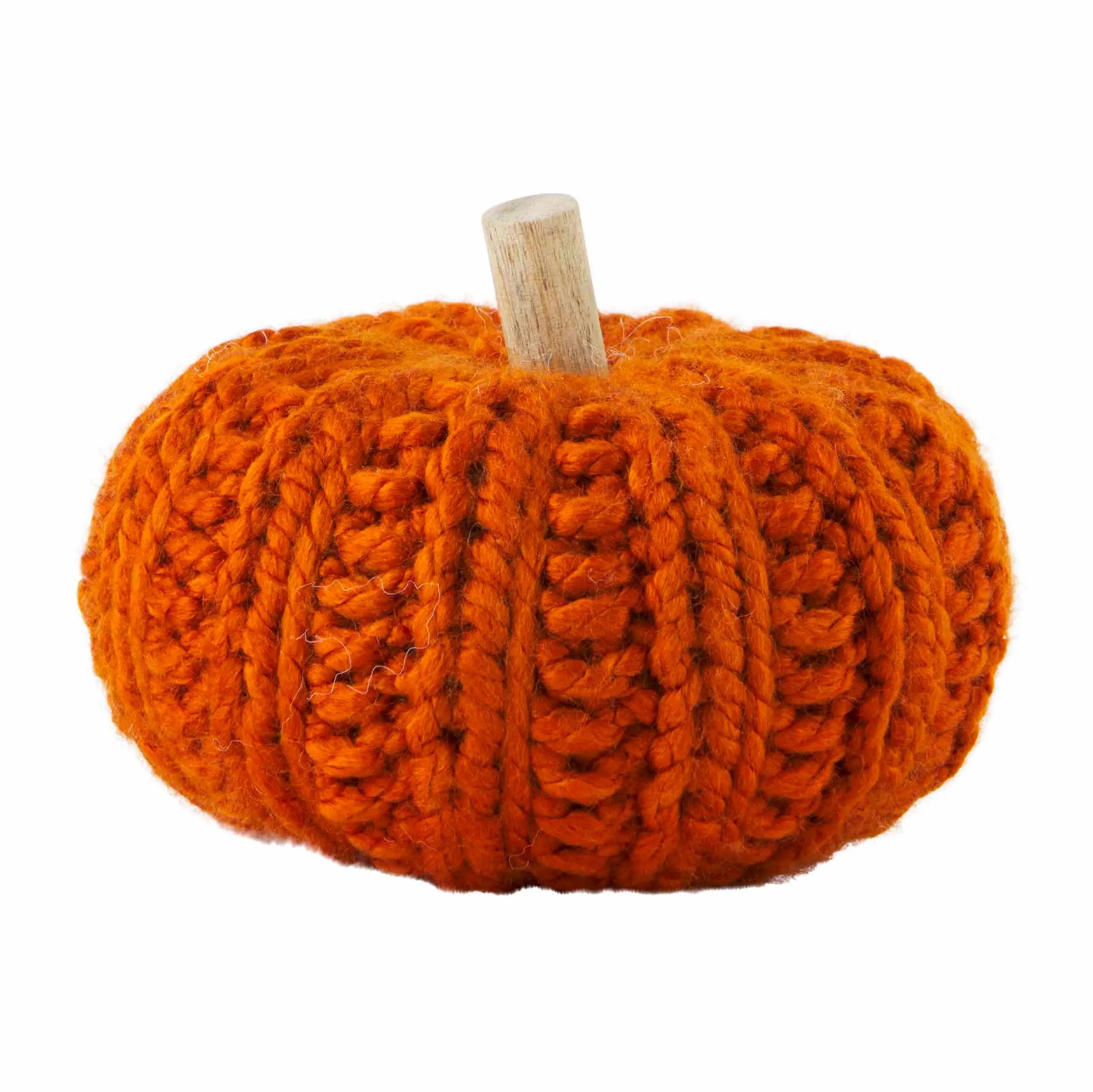 Orange Crochet Pumpkin | Mud Pie (US)