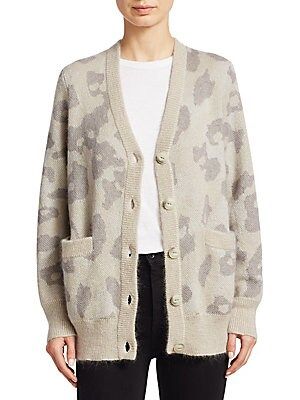 Leopard Print Oversize Cardigan | Saks Fifth Avenue OFF 5TH