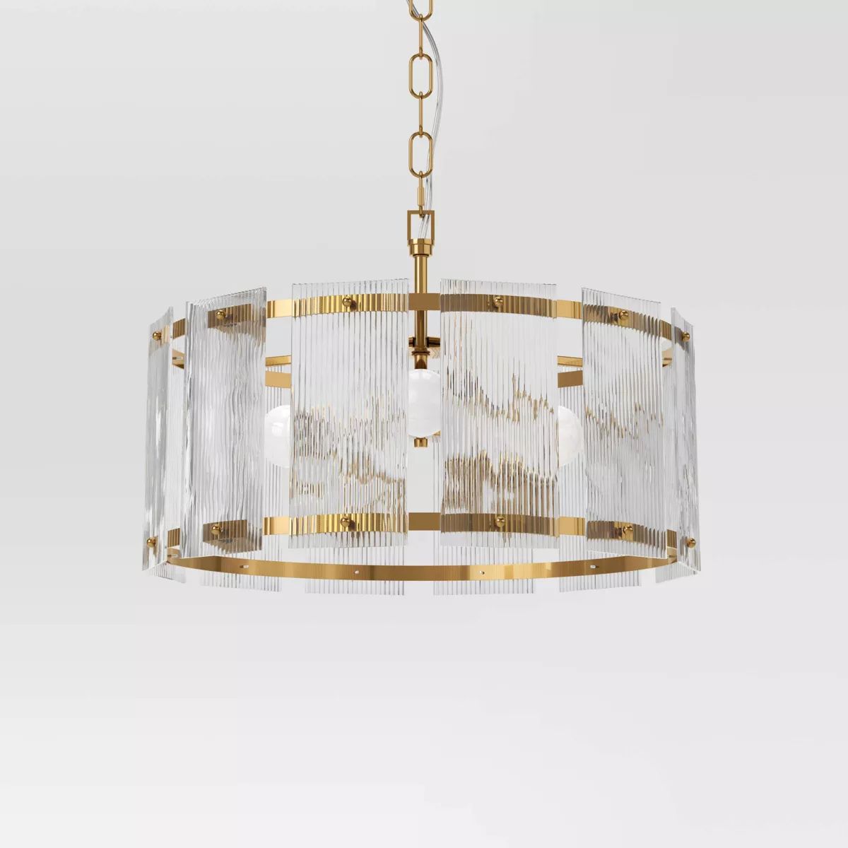 Glam Glass Ceiling Chandelier Brass - Threshold™ | Target