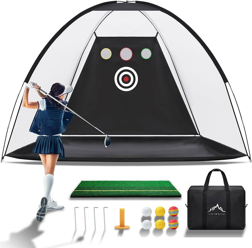 Himal Outdoors Golf Practice Net, Golf Net Backyard Driving, Golf Driving Range, Golf Swing Net, ... | Amazon (US)
