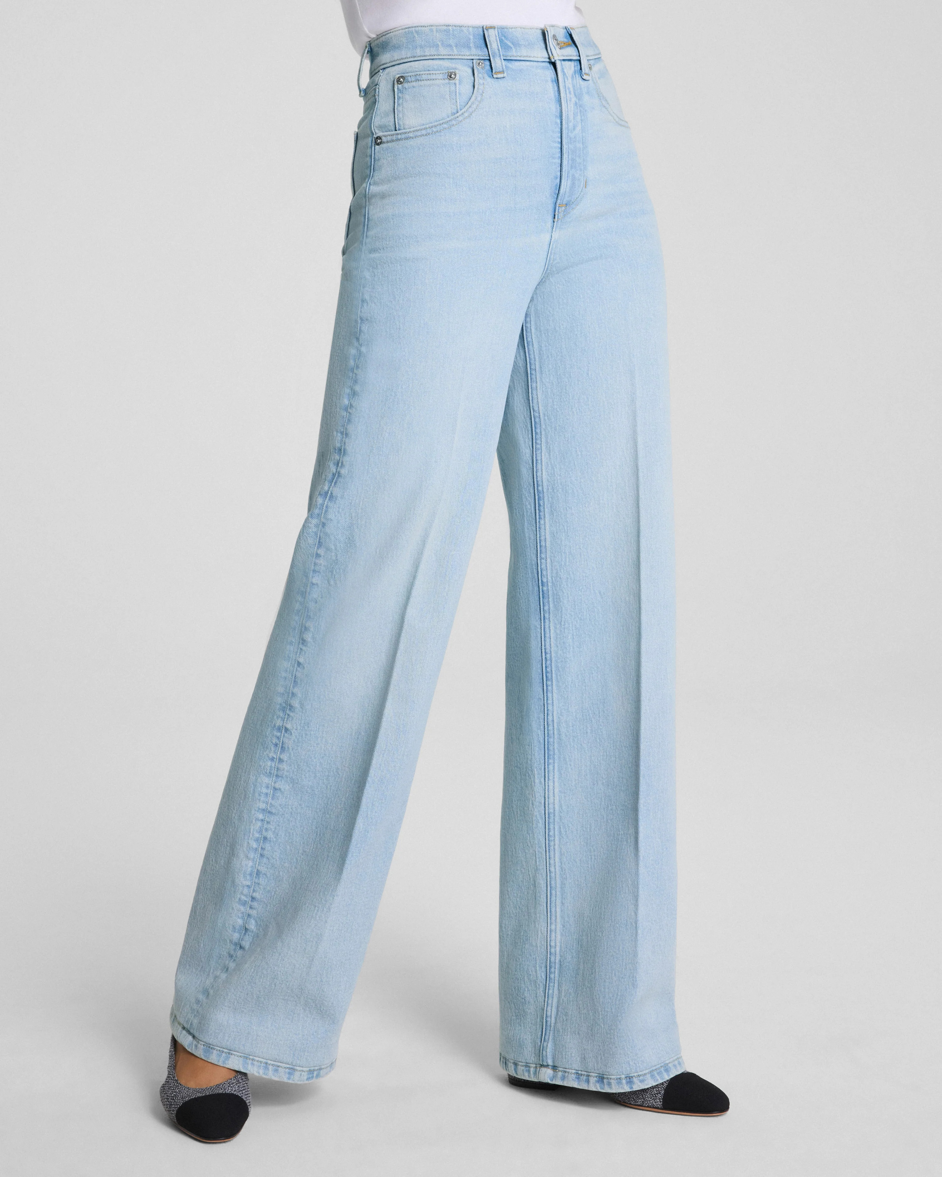 SPANXshape™ Authentic 360Wide Leg Jeans | Spanx