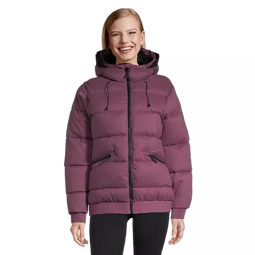 Woods Women's Worthington Bomber Winter Jacket, Long, Insulated, Hooded,  Waterproof