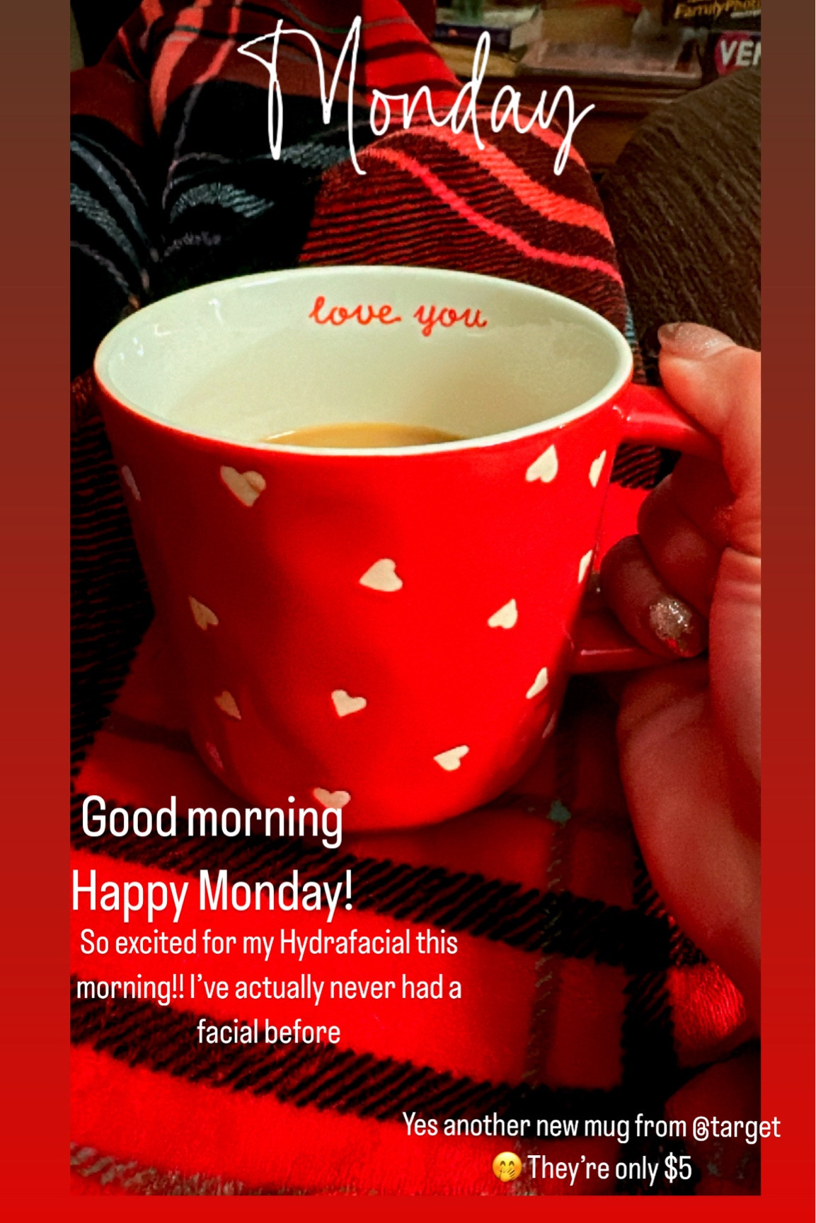 My $5 Target coffee mug that I’m loving! It’s so perfect for Valentine’s Day. 🫶 
Also makes a great gift

#coffee #mug #valentine #galentine

Valentine’s Day galentine gift idea for her 

#LTKSeasonal #LTKGiftGuide #LTKHome