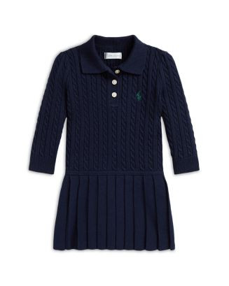 Girls' Mini Cable Polo Sweater Dress - Baby | Bloomingdale's (US)