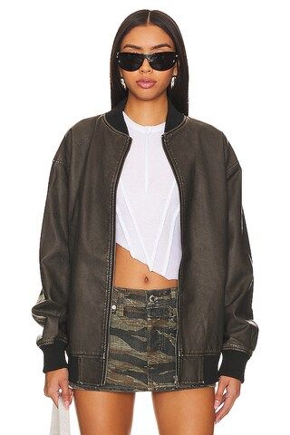 Ariel Faux Leather Bomber
                    
                    superdown | Revolve Clothing (Global)