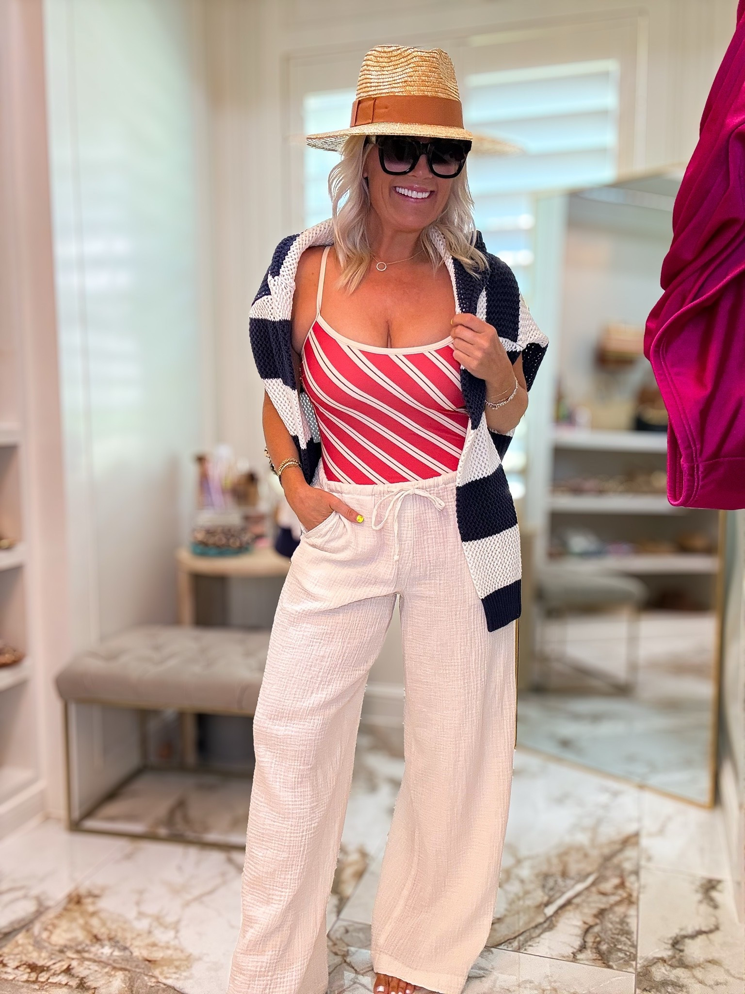 Target swimsuit 40% off / medium 
Pants size small