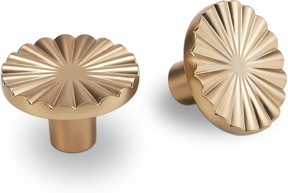 10 Pack Champagne Bronze Kitchen Cabinet Knobs Gold Drawer Knobs Kitchen Cabinet Hardware Zinc Al... | Amazon (US)