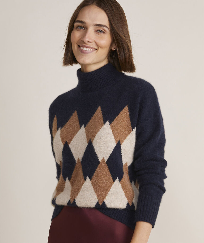 Argyle Turtleneck Sweater | vineyard vines