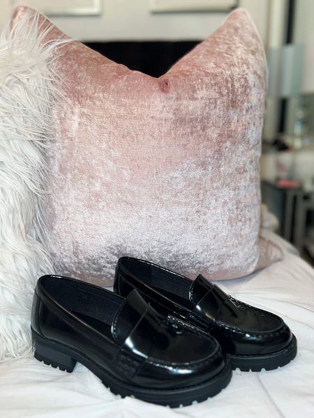 I picked these cute faux leather loafers up from Old Navy earlier today and I can’t wait to wear them all year round! They’re super comfortable to walk in and I love how you can easily dress them up or down! I’m usually a size 7.5 - 8 but I went with a 7.5 and they fit amazing! They’re also currently on sale for 30% off with code “HURRY” as shown online. 

#LTKsalealert #LTKshoecrush #LTKfindsunder50