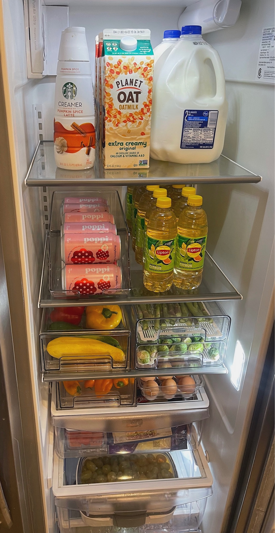 fridge organization | non aesthetic fridge | fridge storage | fridge items | organization tips 

#LTKhome #LTKfindsunder50 #LTKsalealert
