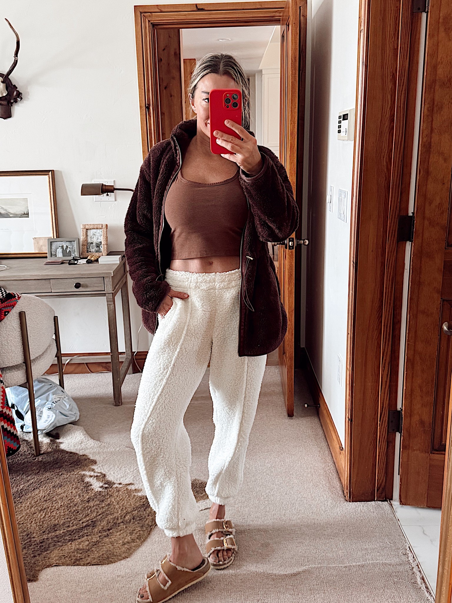 Walmart cozy pants! I’m in an xs
Also my jacket from Nordstrom is 50% off!

#LTKOver40 #LTKFindsUnder100 #LTKootd