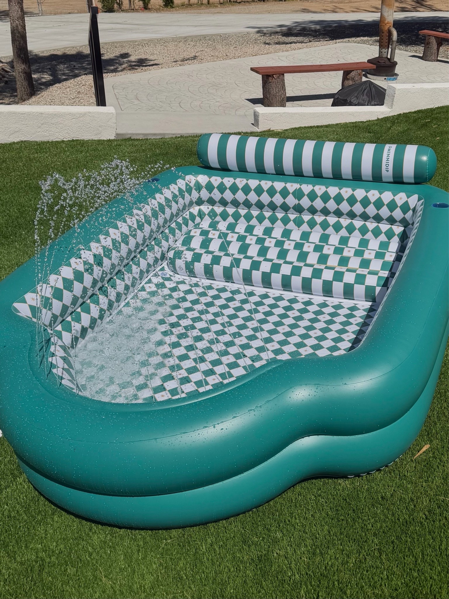 This tanning pool >>> 💚

#LTKdayinmylife #LTKSeasonal #LTKSwim