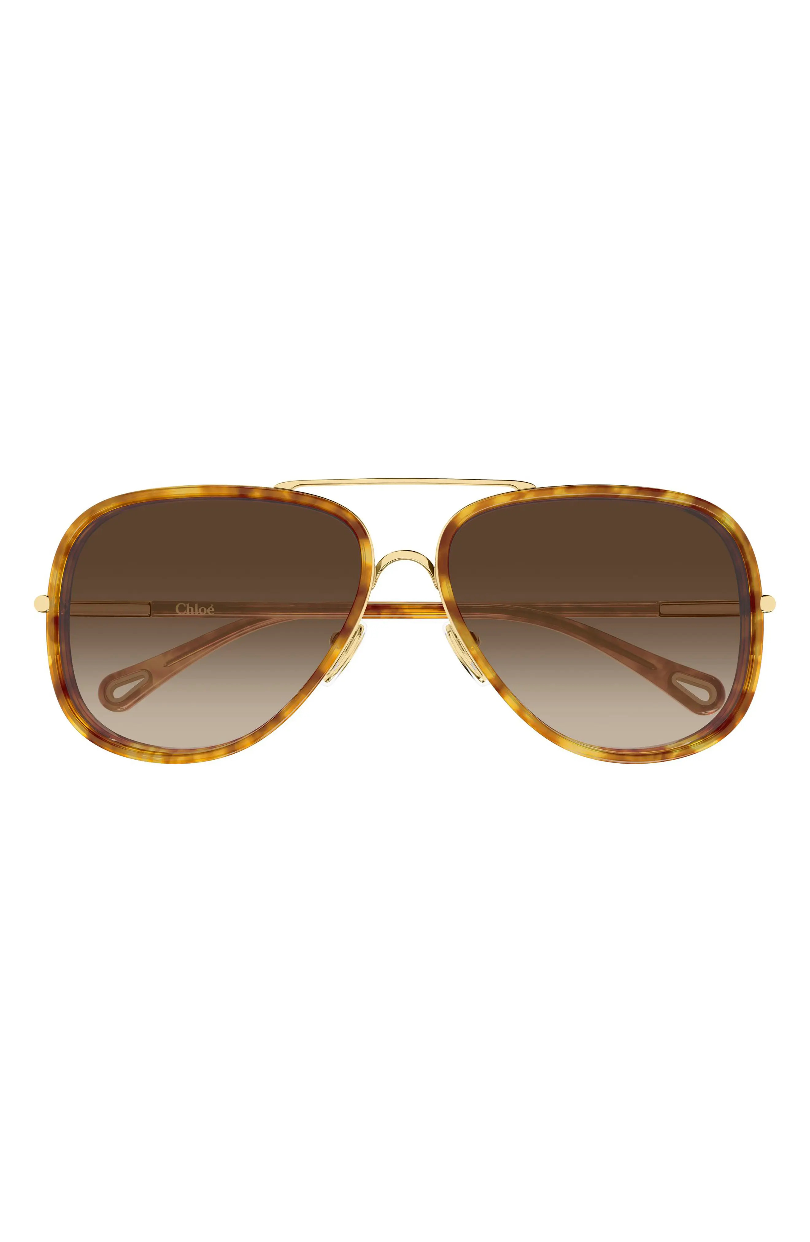60mm Gradient Navigator Sunglasses (Women) | Nordstrom | Nordstrom