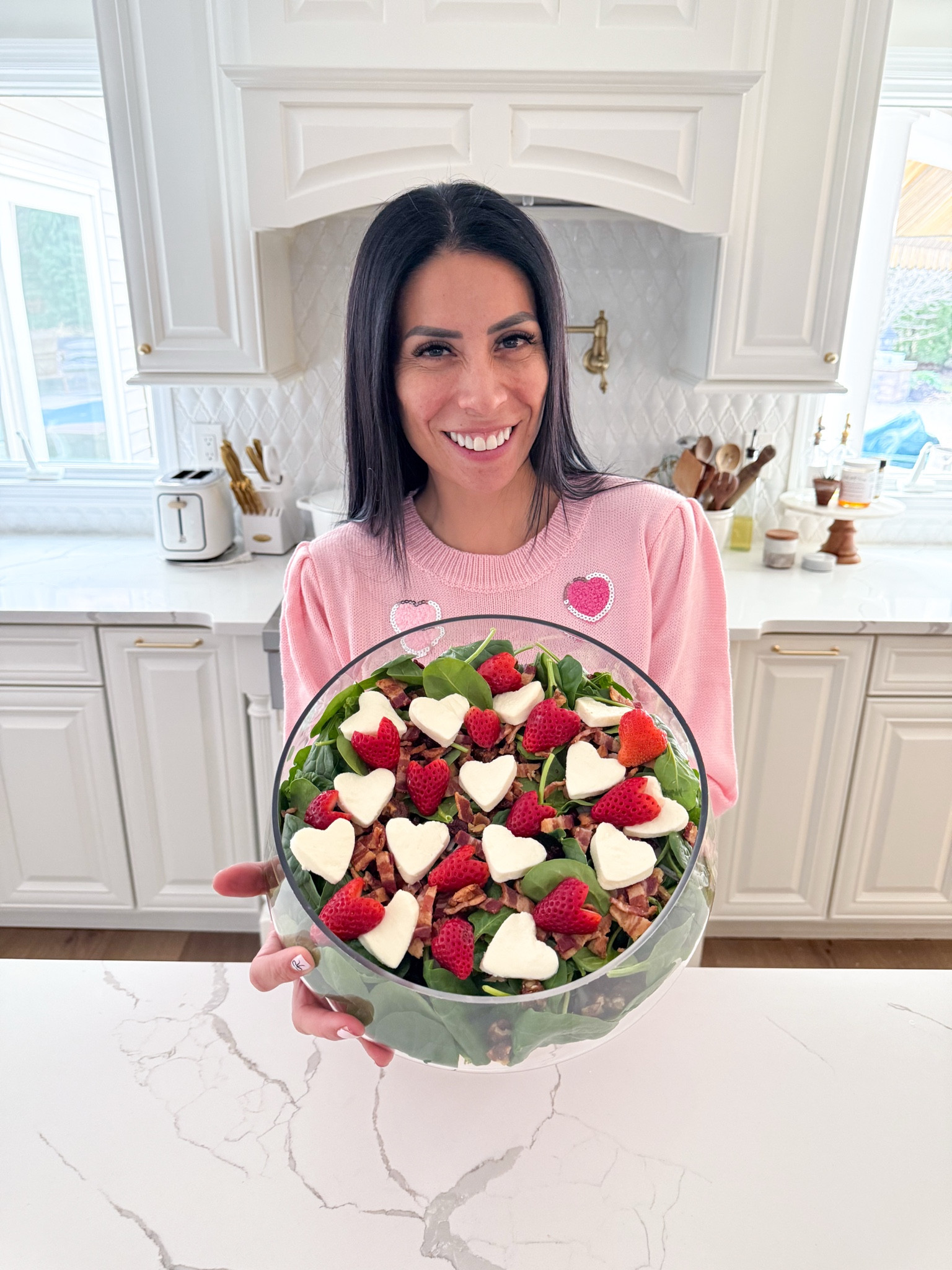 Sweetheart Salad for Valentines Day! This is one of my favorite salad combos and the homemade dressing truly gals it to another level! My dressing shaker it’s seriously the best! 

#LTKWatchNow #LTKHome #LTKSeasonal