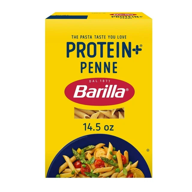 Barilla Protein+ Penne Pasta, Plant Based Pasta, 14.5oz | Walmart (US)
