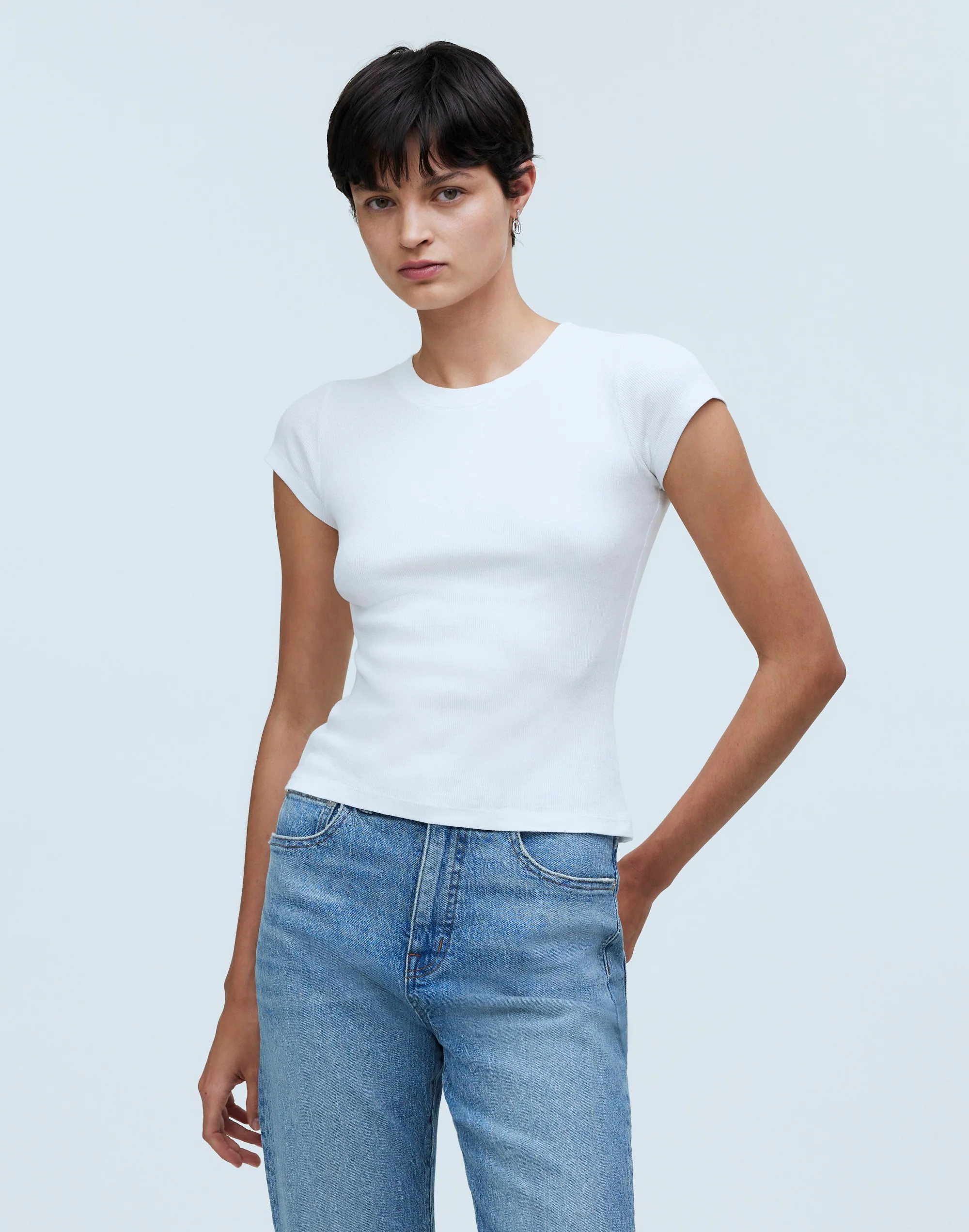 Supima® Rib Tee | Madewell