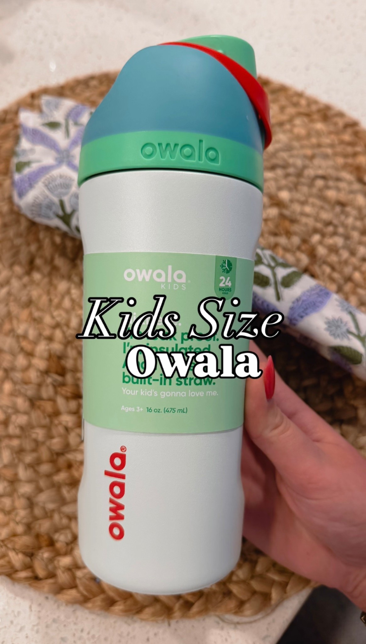 Did you know Owala makes kids sizes too?! These 16oz Owala bottles are perfect for kids and come in the cutest colors- exclusively at Walmart! Such a fun and practical Easter basket idea for kids this year.

I also linked Amazon color options below but Walmarts are way cuter 🫶

easter basket ideas, kids owala bottle, 16oz owala, kids water bottle, easter basket ideas for kids, toddler easter basket, kids easter basket, school water bottle, cute kids cups, spring gift ideas for kids, owala kids colors, kids drink bottle, owala, spring sports, summer 

#LTKSeasonal #LTKmomlife #LTKKids